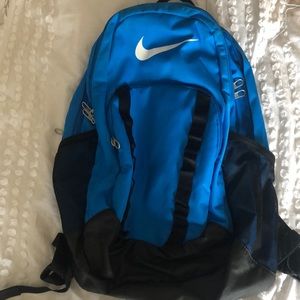 blue nike backpack